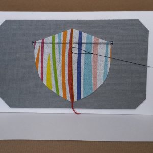 Rainbow stripe #2 miniature kites