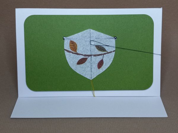 Autumn foliage miniature kites