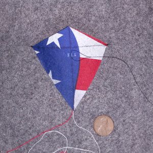 Flag miniature kites
