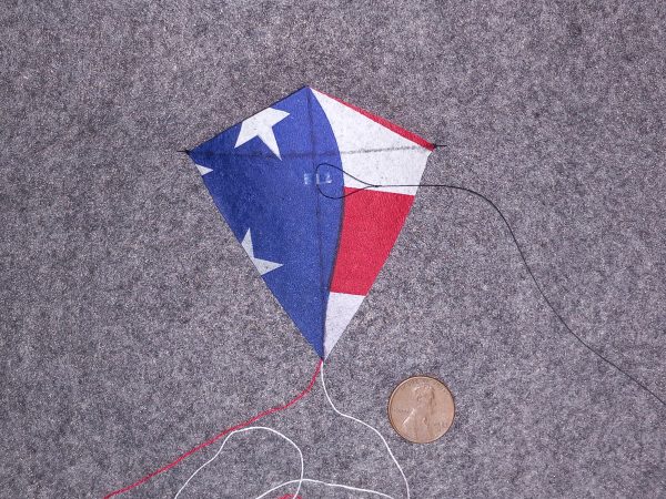 Flag miniature kites
